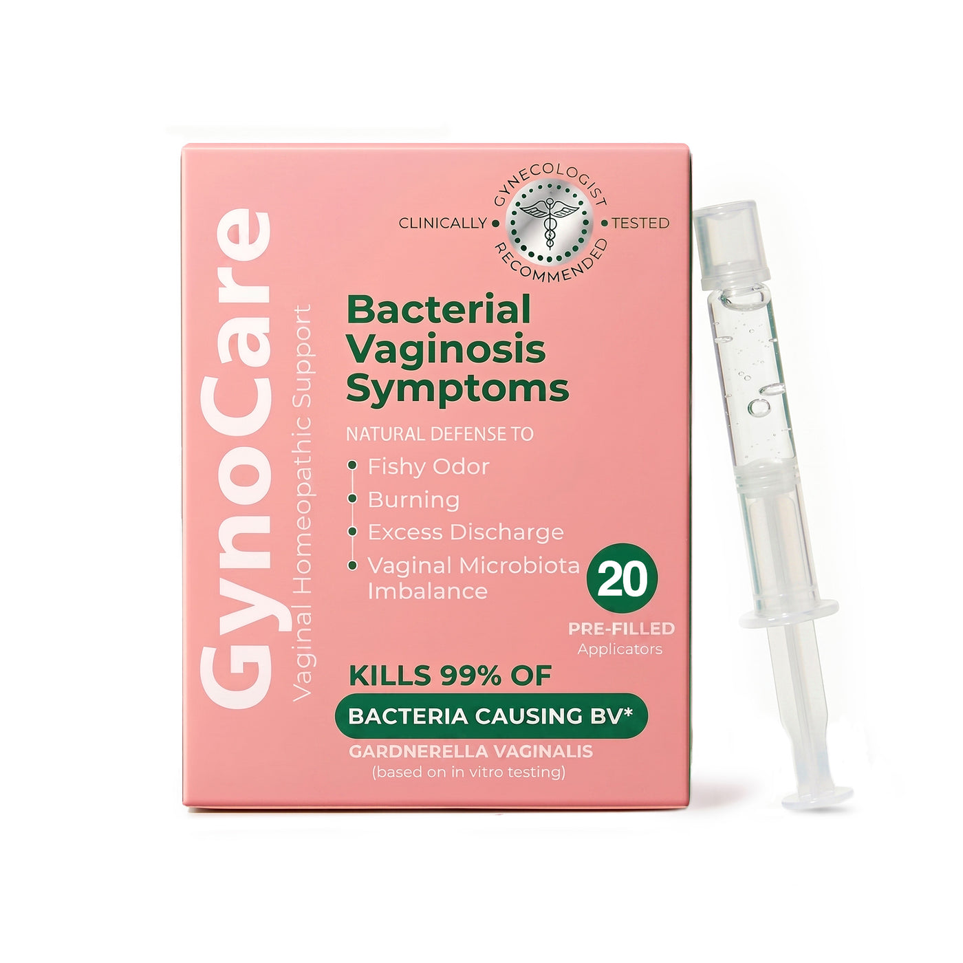 Bacterial Vaginosis Treatment – 20 Applicators