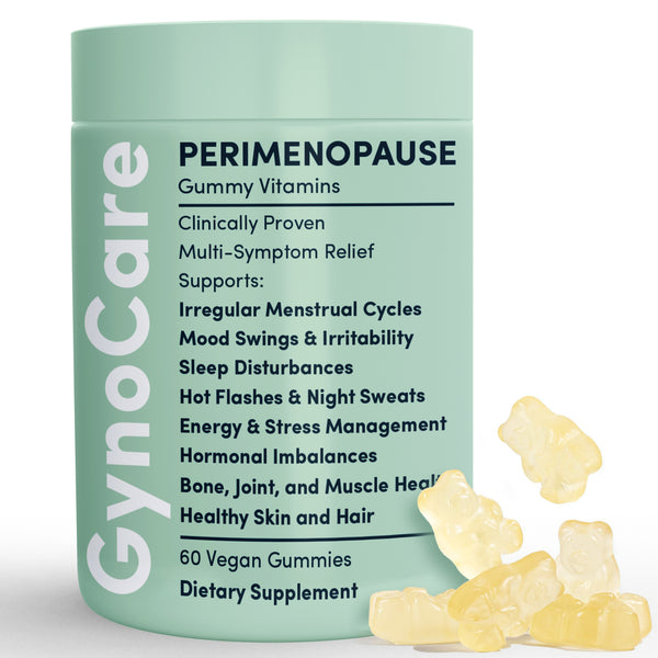 GynoCare Perimenopause Supplements | Premenopausal Gummy Vitamins | Hormonal Wellness & Cycle Support