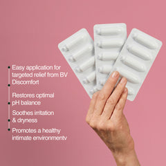 Bacterial Vaginosis Suppositories 12 Count