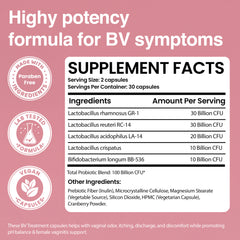 Bacterial Vaginosis Capsules 60 Count