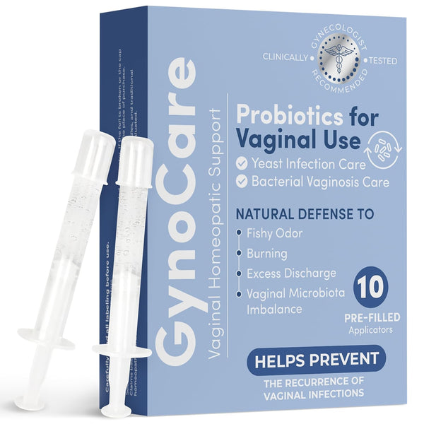 Vaginal Probiotic Gel | Feminine pH Balance Wash | Helps Odor & Hygiene | 10 Pre-Filled Applicators